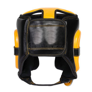 Protège-tête de boxe en cuir professionnel de haute qualité, best-seller, pour l'entraînement en MMA, vente en gros à bas prix - Product Image 3