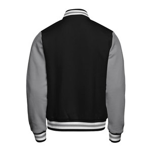 Wholesale Customized Men's Varsity <b>Jacket</b> Premium Quality New Arrival <b>Slim</b> <b>Fit</b> Winter Stand Collar Front Logo - Product Image 3