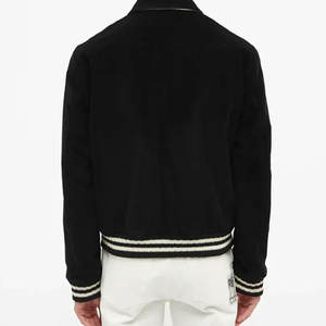 Chaqueta de béisbol universitaria de manga larga de último diseño para hombre, estilo de manga regular, servicio OEM disponible - Product Image 6