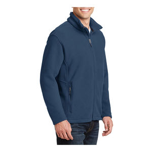 Veste d'hiver élégante pour homme, chaude et épaisse, doublure en polaire et laine, col montant, logo sur le devant, pour l'automne et les températures froides - Product Image 6