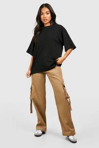 Meilleure qualité à manches courtes 100% coton mode féminine prix de gros meilleure qualité femmes t-shirts Ever Day Wear couleur noire - Product Image 3