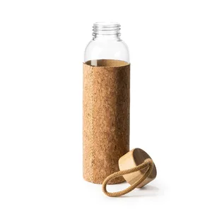 Bottiglia d'Acqua Ecologica in Vetro e Sughero dall'Asia, Accessori per Bevande Verdi - Product Image 3