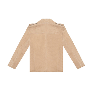 Blouson aviateur en daim de haute qualité pour homme, tendance, en cuir véritable vieilli, tailles personnalisées, prix de gros - Product Image 2