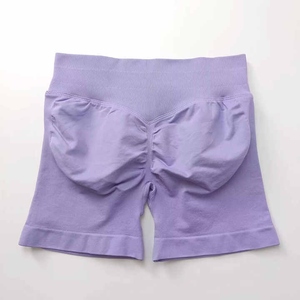 Shorts de yoga pour femmes en couleur unie, impression par décharge, vente en gros d'usine, qualité supérieure, personnalisable, élégant, doux, confortable, haut de gamme - Product Image 6