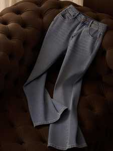 Jeans de Mezclilla para Hombre, Precio Económico, para Uso en Exteriores, Talla Grande, Casuales, Transpirables, Ligeros, con Pedrería - Product Image 2