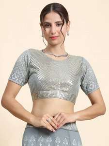 JF 411 élégant fausse Georgette Lehenga Choli indien et pakistanais vêtements en gros - Product Image 3