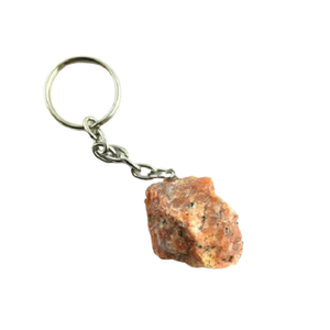 Porte-clés en cristal pierre brute tourmaline orange clé chine pierre naturelle porte-clés de guérison cadeau pour les femmes porte-clés en vrac en gros - Product Image 5