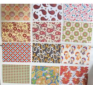 กระดาษคอตตอนทำมือพิมพ์ลายซิลค์สกรีนแบบคละแบบพกพาสำหรับผู้ผลิตวารสารและที่ใส่หนังสือ - Product Image 3