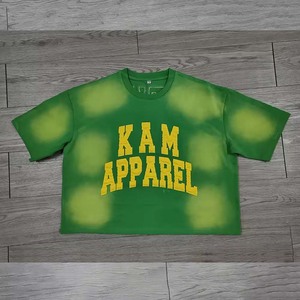 เสื้อยืดโอเวอร์ไซส์ผ้าฝ้ายแท้ 100% สไตล์วินเทจแนวสตรีทแวร์สำหรับผู้ชาย ซักย้อมแบบแอซิดวอช - Product Image 4