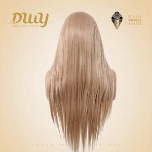 Abigail-DWY Body Wave Wig with Silky Straight Virgin Hair Librea Lace Front Long and <b>Medium</b> Length Options Natural Hairline - Product Image 3