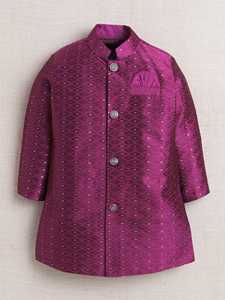 Sherwani Étnico Clásico para Niños, Traje Tradicional para Bodas y Fiestas con Tela de Seda Premium, Largo hasta la Rodilla, de Secado Rápido y Sin Arrugas - Product Image 2