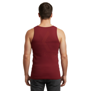 Camiseta Deportiva sin Mangas para Hombre, Informal, de Punto, Transpirable, 100% Algodón, para Entrenamientos - Product Image 2