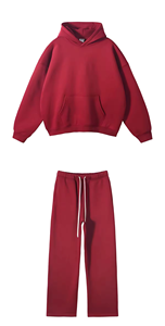 Chándales de entrenamiento Hombres Unisex Sudadera en blanco Conjunto informal de gran tamaño de alta calidad Traje de entrenamiento - Product Image 4