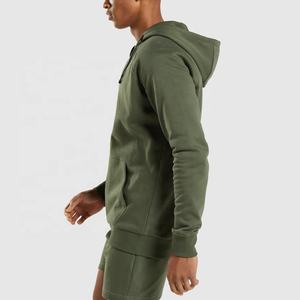 Sudaderas con capucha Vintage para hombre, ropa con cremallera completa personalizada, manta de algodón liso, Unisex, Logo personalizado - Product Image 2