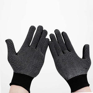 Guantes de algodón con logotipo personalizado y agarre de Palma punteado, tela duradera, espalda transpirable para jardinería, almacén, taller y trabajos al aire libre - Product Image 1