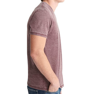 Impresión de hombres para camisetas Verano Blanco Moda Cuello en V Camiseta Logotipo personalizado Camisetas de alta calidad - Product Image 3