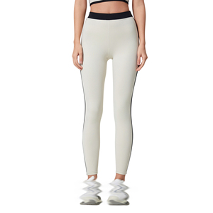 Women's High Elasticity Seamless Ruched Peach <b>Butt</b> <b>Lift</b> High-Waisted Athletic Yoga <b>Leggings</b> with Spandex/Polyester Material - Product Image 4