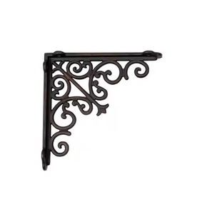 Support d'étagère robuste en fer pour garage, étagères murales industrielles, design décoratif à haute capacité de charge - Product Image 2