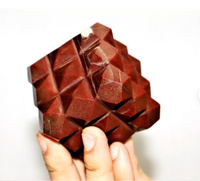 Figurine cube en cristal 54 pyramides faite à la main en gros de l'Inde Feng Shui & Vastu Energy Harmonizer pour la maison, décoration de bureau