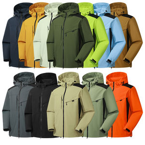 Customizable Winter Hooded Reversible Eco-Friendly <b>Windbreaker</b> for Men High Quality Jacket - Product Image 4