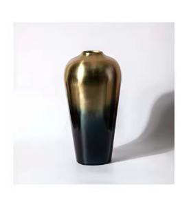 Pots de vase à fleurs en métal de luxe au design moderne, fini foncé, pour la décoration intérieure, les cérémonies de mariage, vente à chaud - Product Image 5
