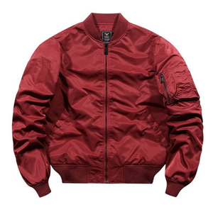 Veste de pilote tendance 2025, bombardier personnalisé en laine/polyester pour homme avec impression sur le devant, veste d'hiver pour homme pour l'extérieur - Product Image 3