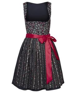 Venta al por mayor señoras Dirndl vestido único estilo bávaro 100% algodón botón frontal patrón sólido tejido frente vestido ecológico - Product Image 6