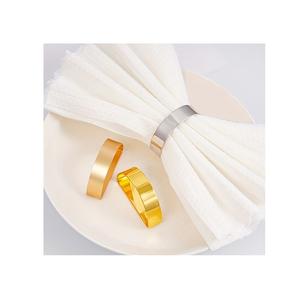 Anneaux de serviette en métal de qualité supérieure, idéaux pour les dîners formels, les mariages, les banquets, les cafés et les tables contemporaines. - Product Image 6