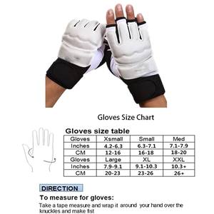 El último diseño Buen precio y buen material Servicios OEM WTF Taekwondo Guantes de mano Venta al por mayor Protección de manos - Product Image 5
