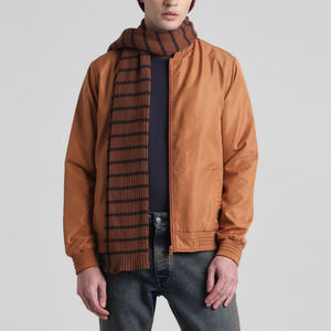 Chaqueta Bomber Cortavientos de Moda Casual para Hombre, Invierno 2025, Impermeable, de Lona, con Cuello Alto y Diseño Frontal - Product Image 6