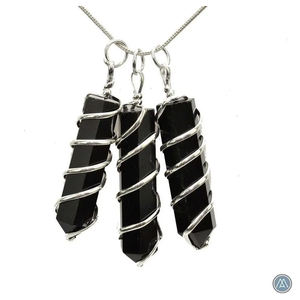 Nouvel Arrivage 2026 Pendentif Crayon en Obsidienne Noire, Pendentif Balle en Cristal Authentique en Gros pour Protection, Terrestrisation et Guérison - Product Image 4