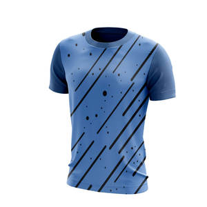 Camiseta de algodón de peso medio lavado con ácido para hombre, ajuste de gran tamaño, cuello redondo suave, manga corta, estilo callejero, diseño de patrón único - Product Image 3