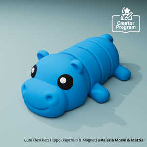 Porte-clés et aimant personnalisés avec logo mignon de la collection Flexi Pets en PVC souple, silicone et métal pour les amoureux des animaux - Product Image 2