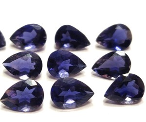 ลูกแพร์ไอโอไลต์ธรรมชาติขนาด6x9มม. ตัดเป็นลูกแพร์ไอโอไลต์แบบหลวม - Product Image 2