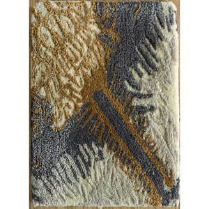 Tapis rectangulaire abstrait en laine et viscose tufté à la main Jaipur Wunderkammer Blue Top-9060 pour salon, couloir et autres pièces de la maison - Product Image 1