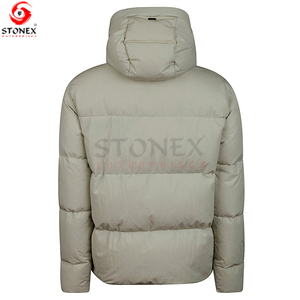 Chaquetas acolchadas de alta calidad con logotipo personalizado al por mayor, las mejores chaquetas acolchadas de invierno con cremallera gruesa y servicio OEM para hombre. - Product Image 2