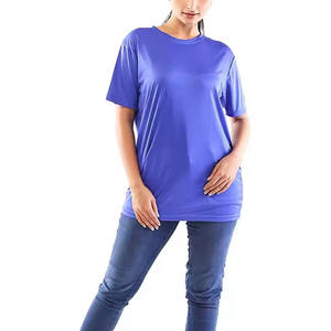 Camiseta con estampado de gran tamaño, camiseta cuadrada de peso pesado para mujer, camisetas Ringer con bordado desgastado - Product Image 4