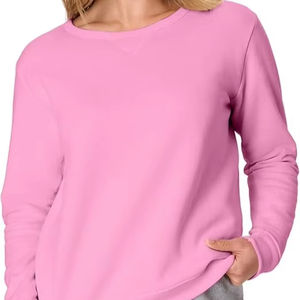 Sweat-shirt à col rond pour femmes, sweat-shirt en molleton pour femmes - Product Image 1