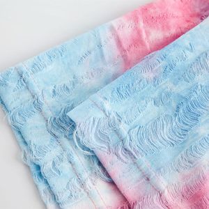 Camiseta Tie Dye sin cuello para mujer-Ecológico y secado rápido Tallas y colores personalizables Precios al por mayor - Product Image 6