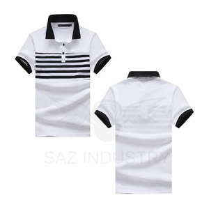 Polo deportivo personalizado para hombre, camiseta 2022 de algodón con bordado liso, alta calidad, venta al por mayor, 100% - Product Image 1