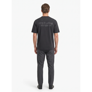 Men's Heavyweight 320GSM Mercerized Cotton T-<b>Shirt</b> Dyneema Pocket Ultrasonic <b>Welded</b> Streetwear Tee Customizable OEM Sialkot - Product Image 2