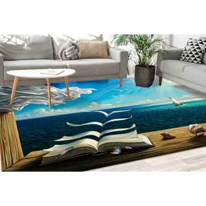 Tapis Salvador Dali Book to Birds, Tapis Dali, Tapis Salvador Dali, Tapis fin non tissé - Product Image 2