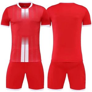 Uniforme de fútbol sublimado Camisas y pantalones cortos de malla cómodos para hombres Conjunto elegante con MOQ bajo y alta calidad - Product Image 2
