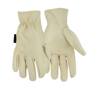 Guantes de trabajo de seguridad transpirables resistentes al calor antideslizantes de cuero de cabra baratos para hombres-conducción Construcción Minería Industrial - Product Image 2