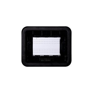 Piastra con supporto di copertura Stango Idrobox IP55 compatibile con Bticino luce vivente 3P nero-materiali elettrici/ - Product Image 2