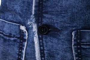 Gean Vải Logo In Casual Máy Bay Ném Bom Bao Phủ Nút Dệt Kim Polyester Bông Người Đàn Ông Của Ngoài Trời Người Đàn Ông Áo Khoác Cho Nam Giới - Product Image 3