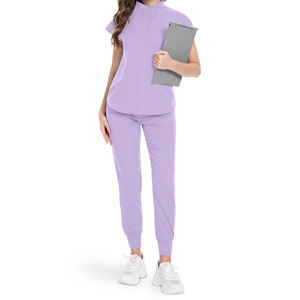Cómodo juego de uniformes médicos con logotipo personalizado para hombres y mujeres, uniforme accesorio para Hospital, enfermera, trabajo dental de salón de belleza - Product Image 2