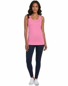Débardeur de sport pour femme en coton 100% de haute qualité, tricoté, séchage rapide, respirant, décontracté, logo frontal, vente en gros, fournisseur BD - Product Image 1