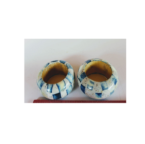 Servilletero de latón con incrustaciones de hueso tallado, otros colores, vajilla, servilleteros de mesa con incrustaciones de hueso para 6 piezas de diseño - Product Image 2