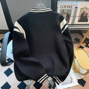 Factory Made Custom American Style Loose-fit Casual Jacket for Men Spring Autumn High Street Trendy Brand Baseball Uniform - Product Image 3